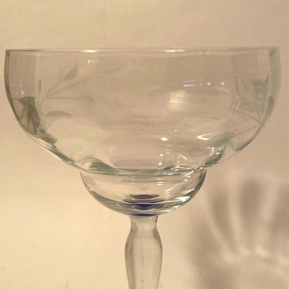 Weston | Dining | Weston Cobalt Blue Champagnesherbet  Weston Cobalt Blue Champagne/Sherbet / Cocktail Stem GlassesGoblets (4) VTG